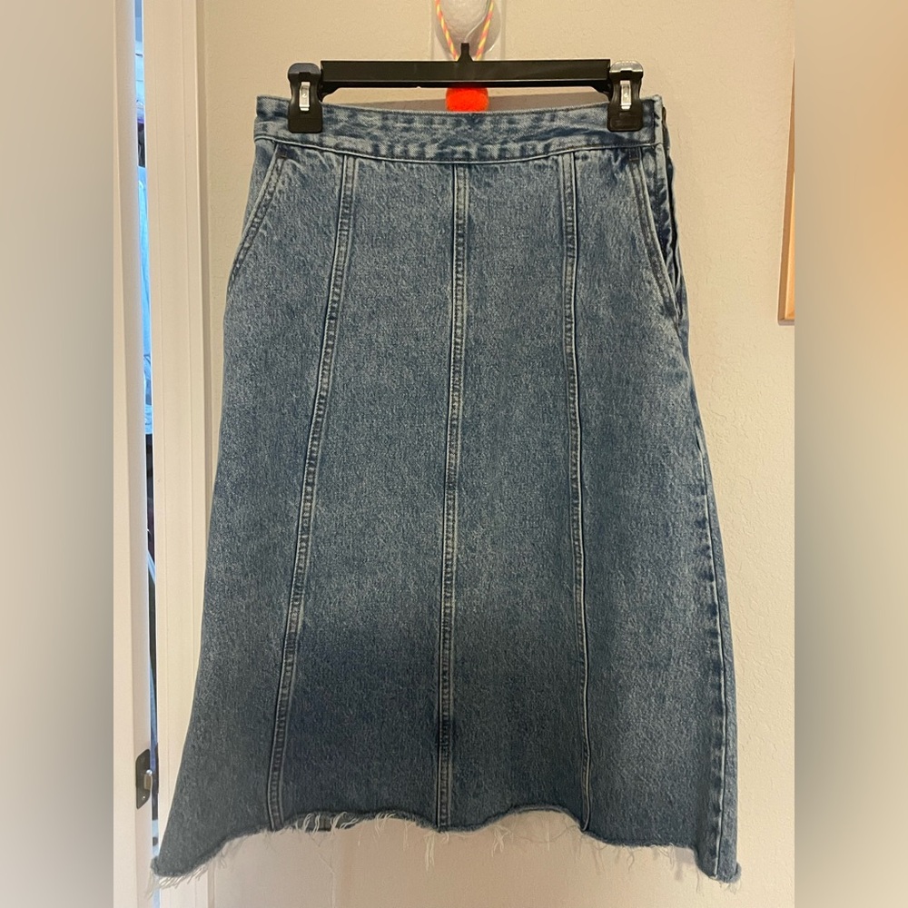 Blue Denim Skirt